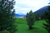 veduta di Resia dal bosco in cui sorge l'Adige