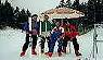 il gruppo MaiStraki sulle nevi di Andalo