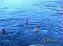 Alberto, Piero e Giampaolo in acqua